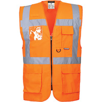 Berlin Executive Vest Orange 4XL Regular 3x Pack