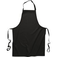 Bib Apron W28 x H38 Black Regular 4x Pack