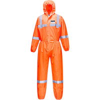 Hi-Vis SMS Coverall (50pc) Orange Large Regular