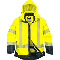 PW3 Hi-Vis Breathable Jacket Yellow/Navy 4XL Regular