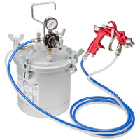 Prowin Tools 10 Litre 2.5mm Nozzle Pressure Feed Spray Gun Systems PW10LTRK25