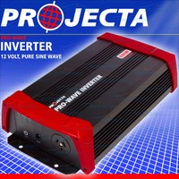 Projecta 600W Power Inverter Pure Sine Wave 12V 12 Volt Car Dc To Ac Pw600