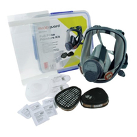 Maxisafe Full Face Respirator Painters Kit - Medium R690PK-M