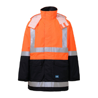 Rainbird Workwear Sentinel Jacket Small Fluoro Orange/Navy
