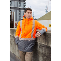 Rainbird Workwear Harvey Parka Fluoro Small Fluoro Orange/Charcoal