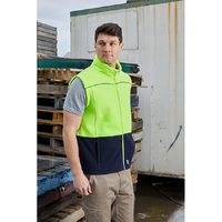 Rainbird Workwear Adults Maguire Vest XS Fluoro Orange/Navy