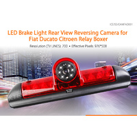LED Brake Light Rear View Reversing Camera Fiat Ducato Citroen Night Vision