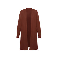 Biz Corporates Chelsea Womens Long Line Cardigan Auburn Size XXS