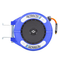 Retracta FLEX 3/8" x 20m Air Reel - Blue with Orange Hose RO320B-01