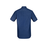 Indie Mens Short Sleeve Shirt Dark Blue XSmall