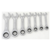 Supatool Stubby Combination Gear Spanner Set 7 Piece Metric S030007