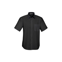 Mens Base Short Sleeve Shirt Black XSmall
