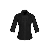 Ladies Berlin 3/4 Sleeve Shirt Black 6