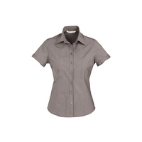 Biz Collection Ladies Chevron Short Sleeve Shirt