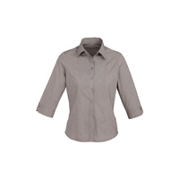 Biz Collection Ladies Chevron 3/4 Sleeve Shirt