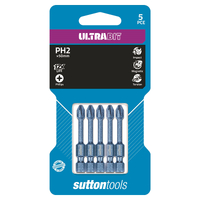 Sutton Tools PH2 x 50mm Ultra Phillips Bit 5pk S1610250