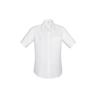 Mens Preston Short Sleeve Shirt White Small