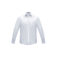 Mens Euro Long Sleeve Shirt White 5XL