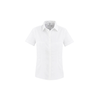 Ladies Regent Short Sleeve Shirt White 6