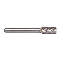 Alpha 3/8" Cylindrical Carbide Burr with End Cut - Aluminium SB-3AL