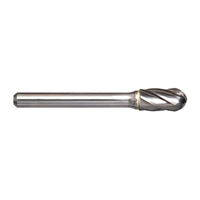 Alpha 1/2" Cylindrical Ball Nose Carbide Burr - Aluminium Cut SC-5AL