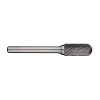 Alpha 3/4" Cylindrical Ball Nose Carbide Burr 1/4" Shank SC-7DC