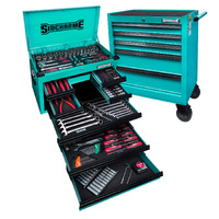 Sidchrome 204 Piece 13 Drawer  Hyper Colour Series Tool Kit (Teal) SCMT10160HT