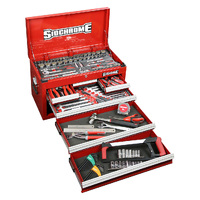 Sidchrome 162 Piece Metric & A/F Tool Kit SCMT11700