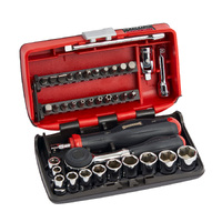 Sidchrome 38 Piece (Metric) 1/4" Drive Nano Socket & Tool Set SCMT12114