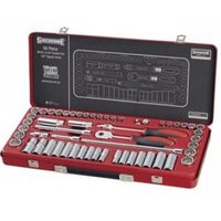 Sidchrome 56 Piece 3/8" Drive Socket Set - Metric/AF SCMT13110