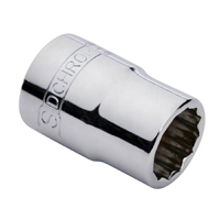 Sidchrome 3/8" Drive Socket 7/16" x 12Pt SCMT13418