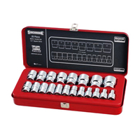 Sidchrome 20 Piece Socket Set 1/2" Drive Met SCMT14214