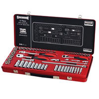 Sidchrome 57 Piece 1/4 & 3/8" Drive Socket Set - Metric SCMT19230