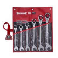 Sidchrome 6 Piece Geared Spanners Set - Metric SCMT22212