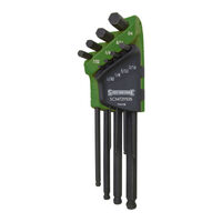 Sidchrome 8 Piece Long Ball Point Hex Key Set A/F SCMT29505