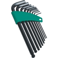 Sidchrome 9 Piece Long Arm Ball Point Hex Key Set - AF SCMT29540