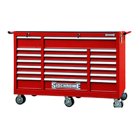 Sidchrome 20 Drawer Triple Bank Roller Cabinet SCMT50273