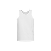 Mens Sprint Singlet White Small