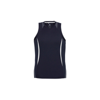 Mens Razor Singlet Navy/White 2XL