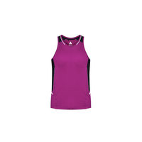Mens Renegade Singlet Magenta/Black/Silver XSmall