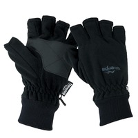 Sherpa Fingerless Fleece Glove Black L