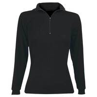 Sherpa Unisex Long Sleeve Polypro Polo Neck 1/4 Zip Top