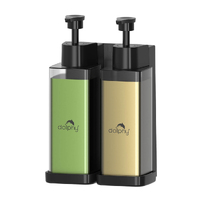 Manual Soap Dispenser 300ML Set of 2 – Clear