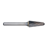 Alpha 5/8" Included Angle Carbide Burr 1/4" Shank SL-6DC
