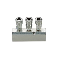 THB in Line Mountable Manifold 3 Way - Couplers SM3BA