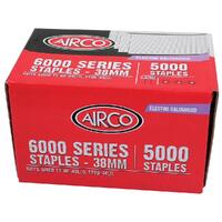 Airco 6038 38mm x 5.5mm Staples (Qty 5000) SM60380