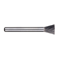 Alpha 1/4" Inverted Taper Carbide Burr 1/8" Shank SN-51DC