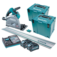 Makita 40V Max Brushless AWS 165mm (6-1/2") Plunge Cut Saw 4.0ah Kit SP001GM201T