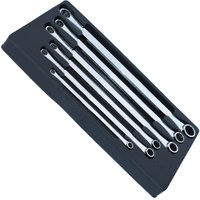 SP Tools 6pc Metric Double Ring Long Spanner Set - 0° Offset SP10036