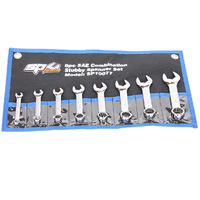 SP Tools 11pc SAE Combination ROE Spanner Set - Stubby SP10077